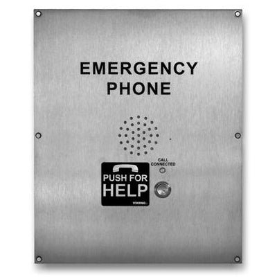 Viking VoIP Stainless Steel Emergency Phone (E-1600-02-IPEWP) New