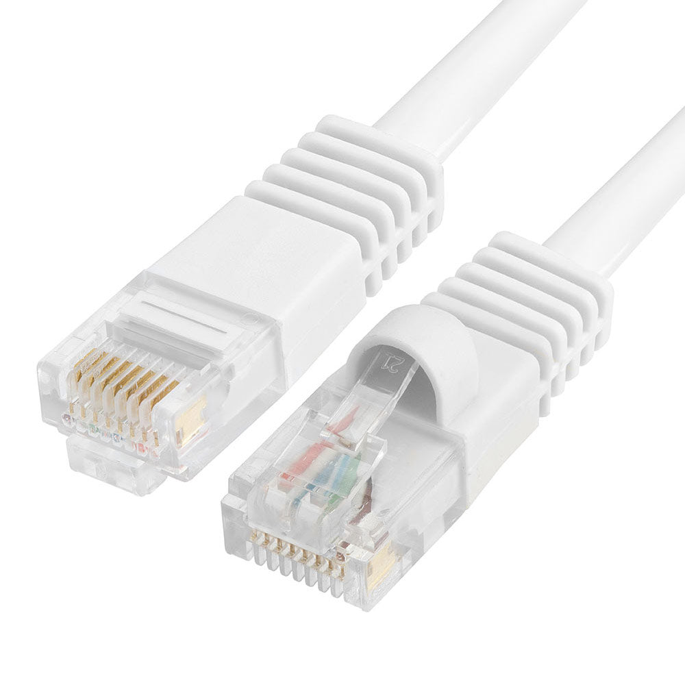 Patch Cord HD CAT6 7 Foot White (PC65FT-YL) New