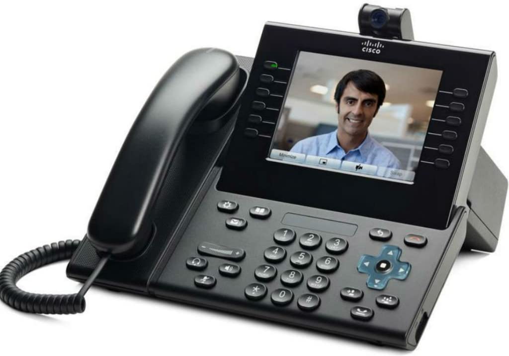 Cisco CP-9951-CL-K9 IP Phone w/Slim Line Handset - Charcoal (CP-9951-CL-K9) Refurb