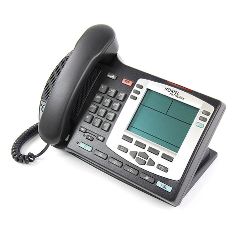 Nortel I2004 IP Phone with Icon Keycaps without PS (Charcoal) (NTDU92) Refurb