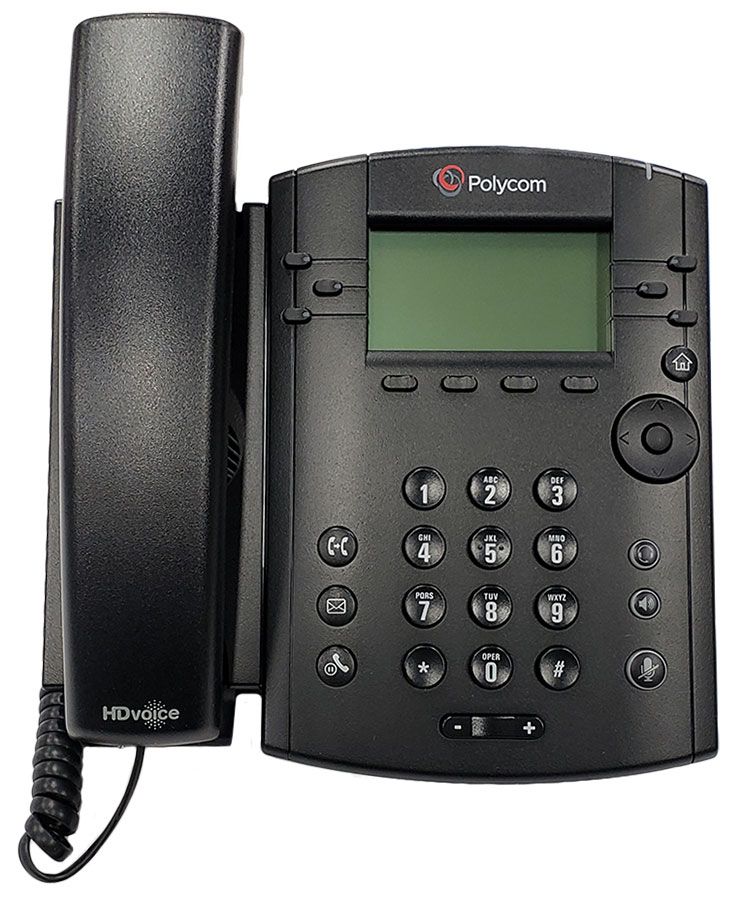 Polycom VVX310 6-Line PoE Desktop Phone HD Voice No PS (2200-46161-025) New Open Box