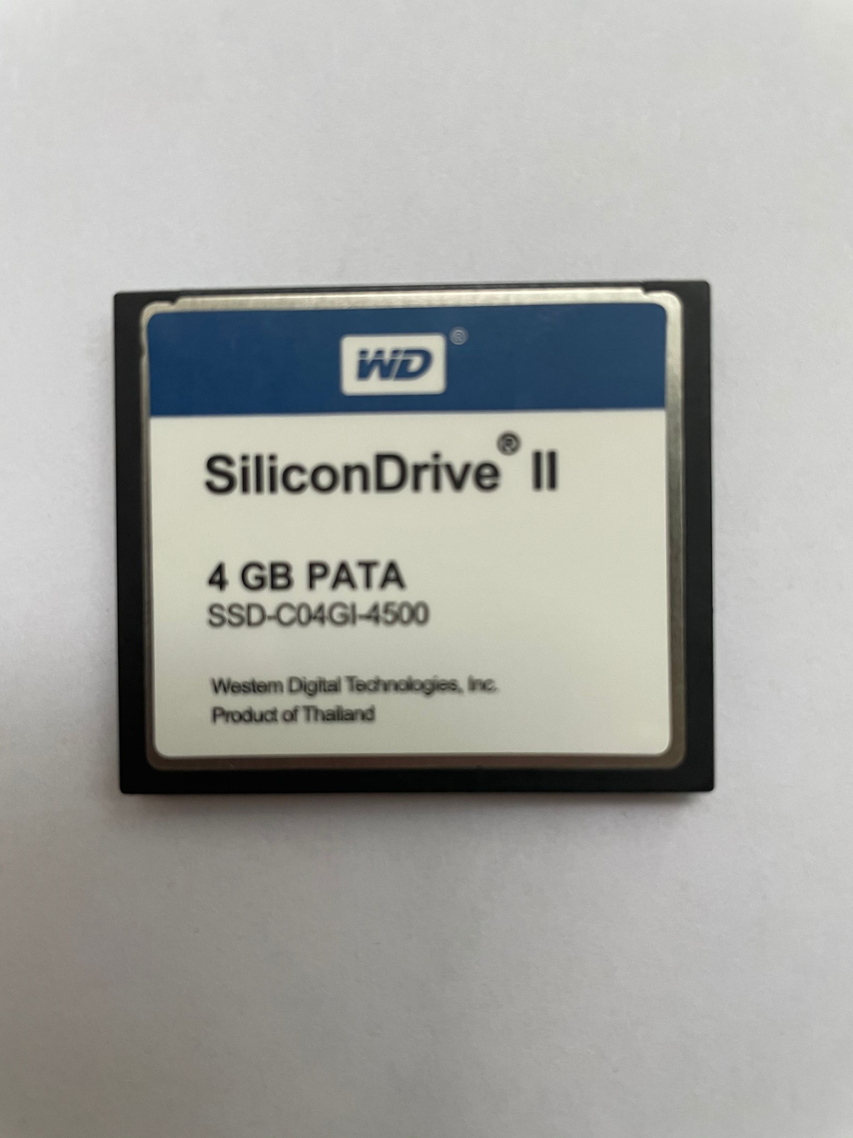 S8300D Flash Silicondrive II 4GB PATA CF Card (P-S8300D-FLASH) Refurb