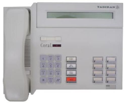 Tadiran Coral 12-Button Display Speakerphone, V5 Ash (440963200) Refurbished