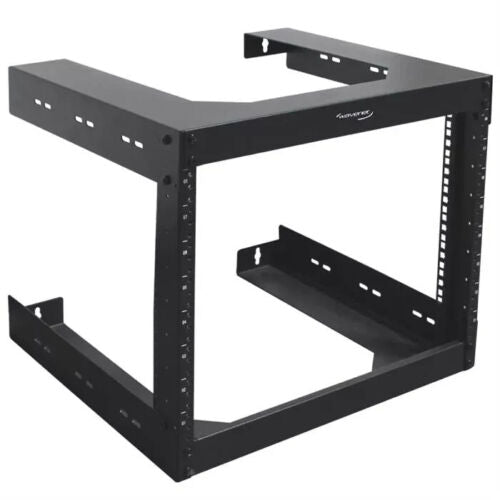Wavenet Wall Mount Rack, 8U, 18" Deep, RMU Number Markings on Rails (WMR-8U-SW) New